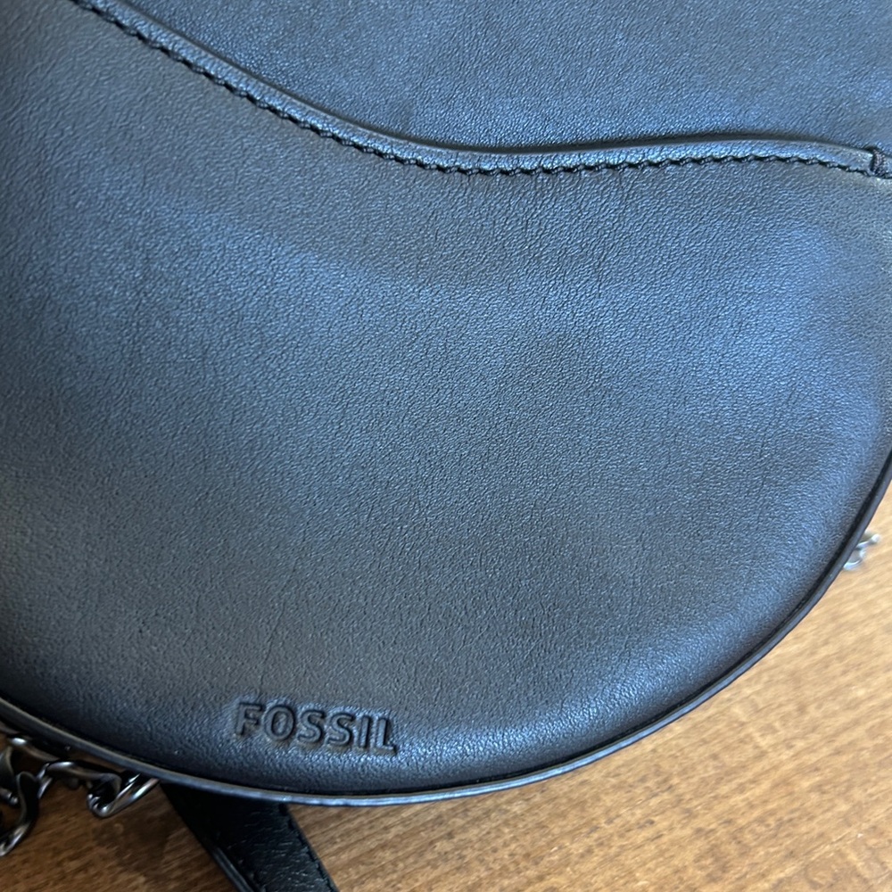 Black Round Mickey Mouse Crossbody Bag by Fossil - Picture 4 of 4